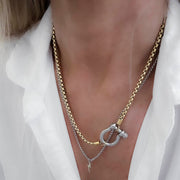 GWEN NECKLACE MIX GOLD